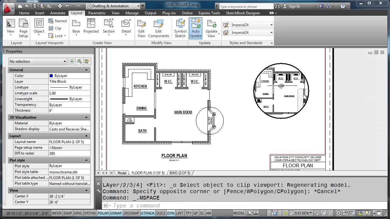 circular viewport