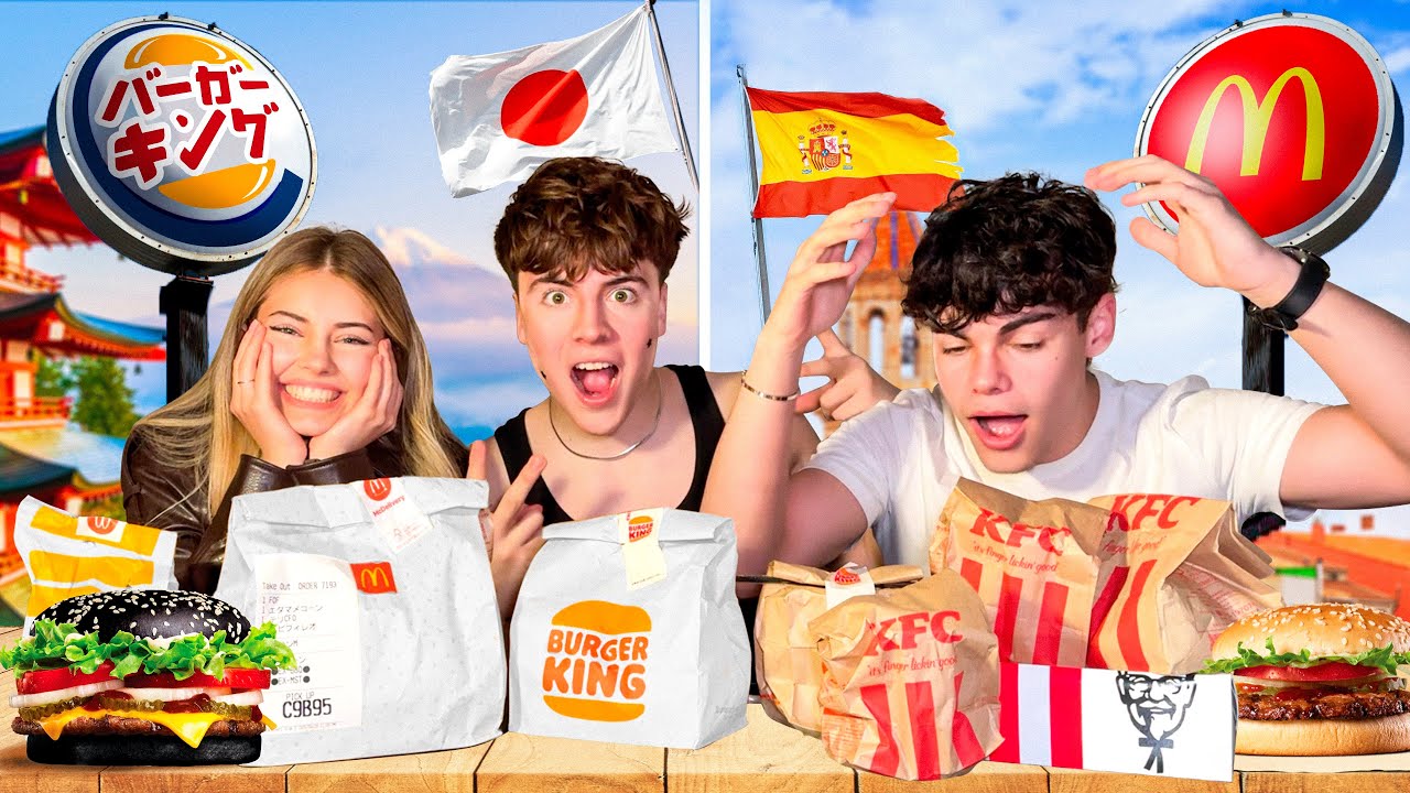 Probamos Toda La Comida Rápida Japonesa🇯🇵 (estaba horrible)