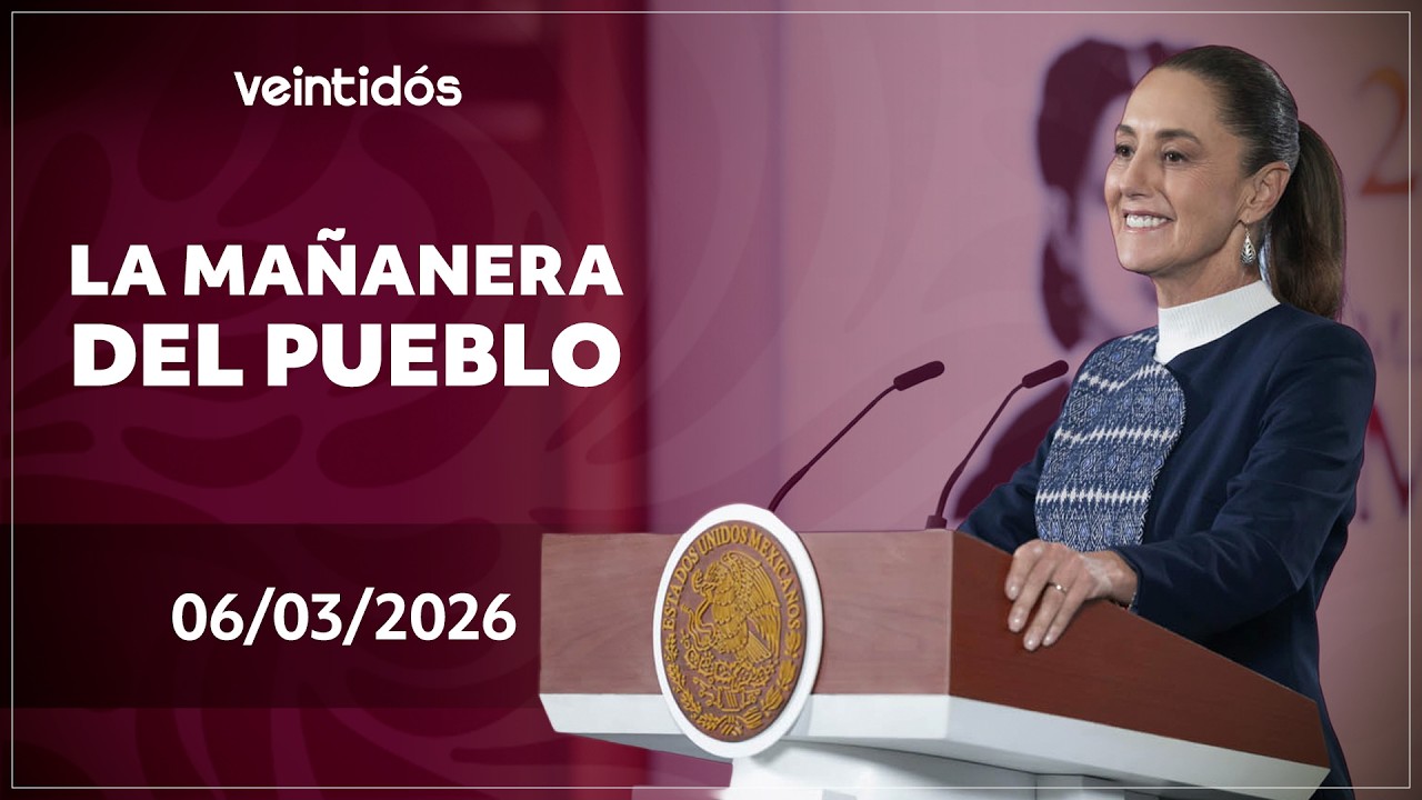 🇲🇽 #EnVivoAhora | Sigue #LaMañaneraDelPueblo este viernes 6 de marzo de 2026