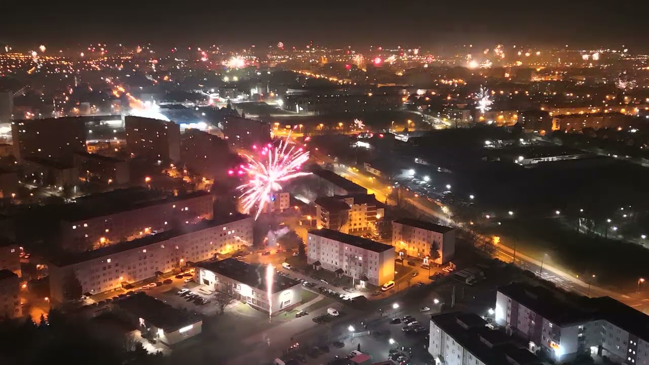 Fajerwerki (Fireworks) noworoczne - 2025 - 4K
