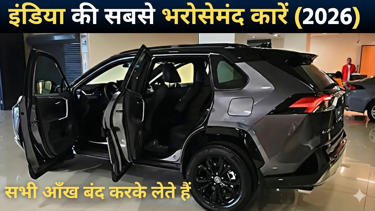 भारत की 10 सबसे भरोसेमंद कारें (2026), Top 10 MOST RELIABLE Car of India