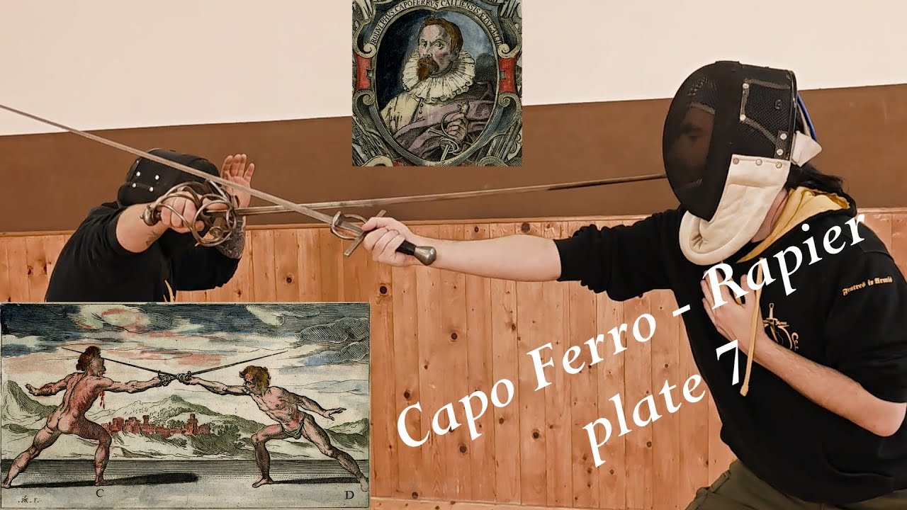 Rapier (sidesword) Capo Ferro - plate 7