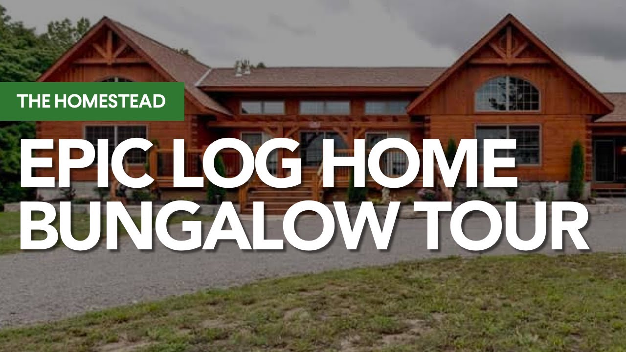 Take a Tour Inside the Homestead: An EPIC Log Home Bungalow