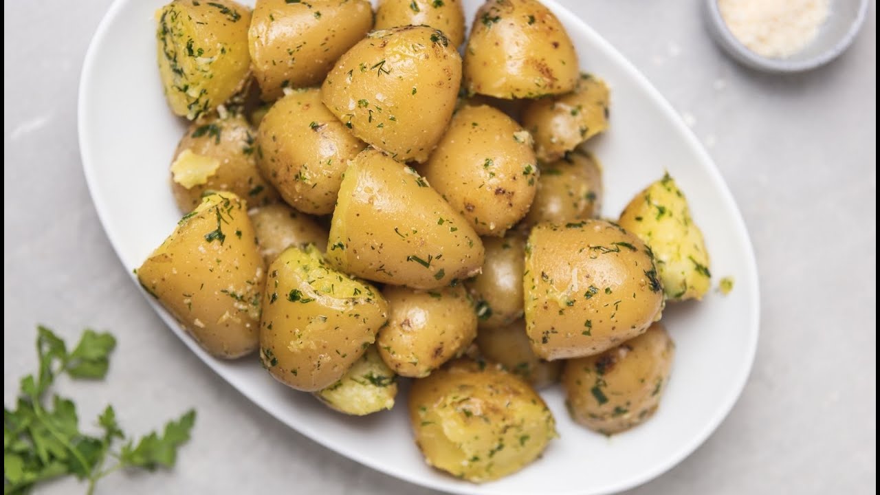 Buttery Boiled Potatoes with Fresh Herbs