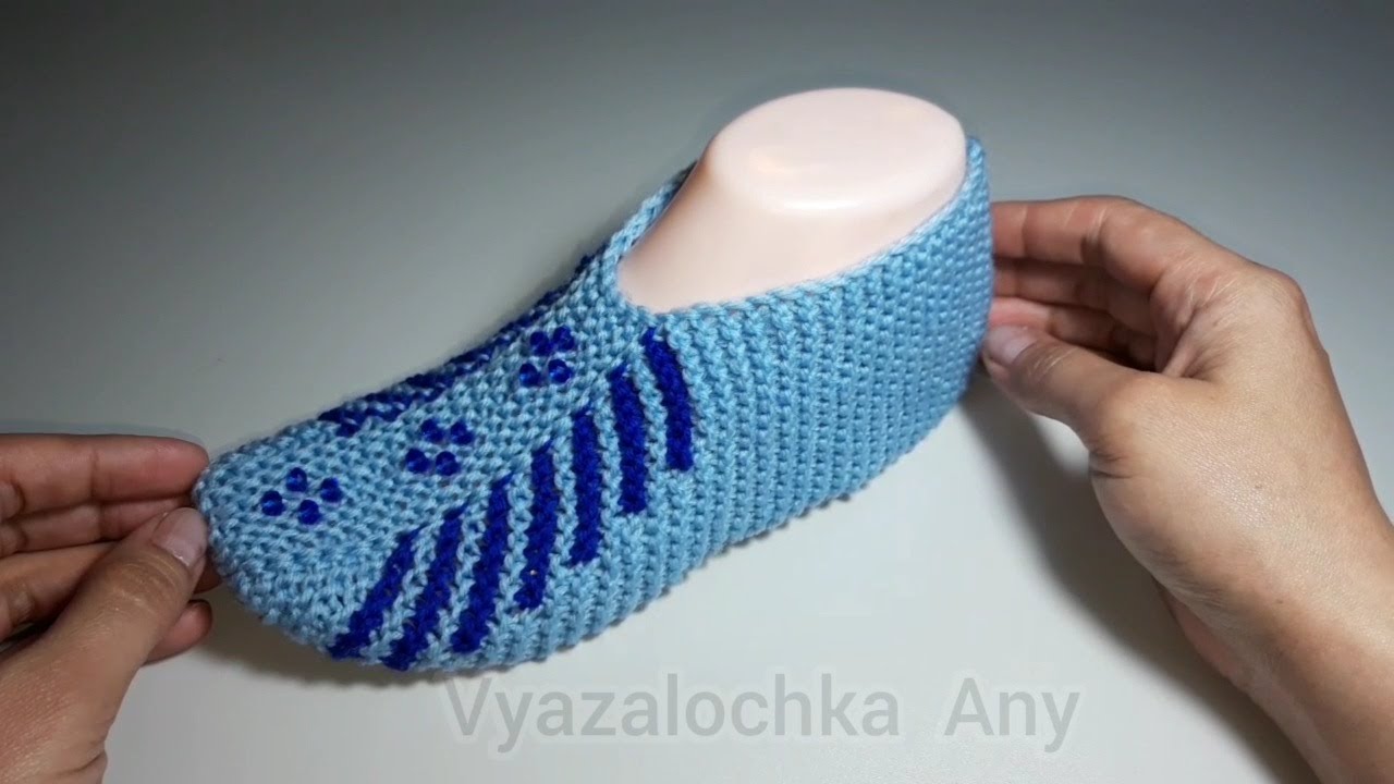 Следки на двух спицах/Footprints on two needles