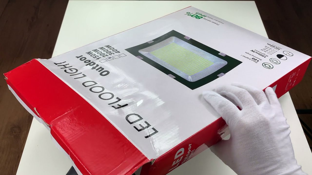 Naświetlacz LED 200W Unboxing alesmart.pl