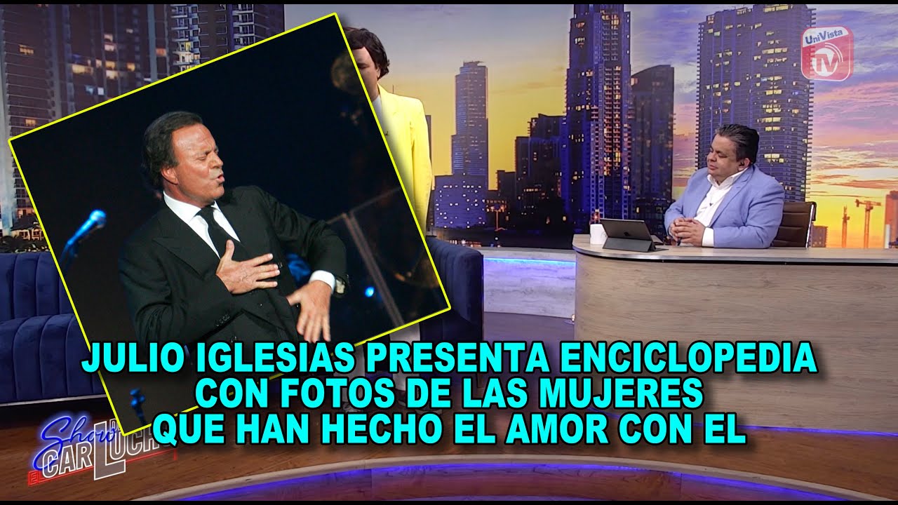 JULIO IGLESIAS muestra sus intimidades en unos libros 