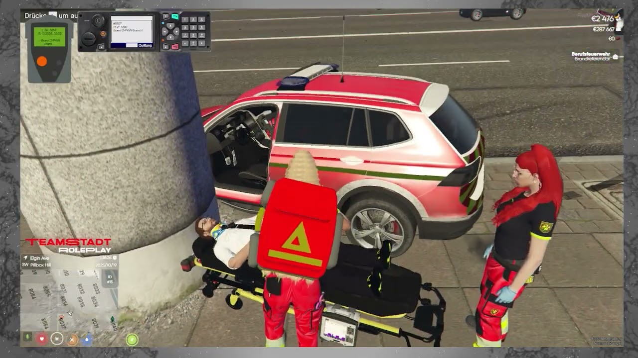 Teamstadt Roleplay | Eingeklemmte Person | Feuerwehr Teamstadt
