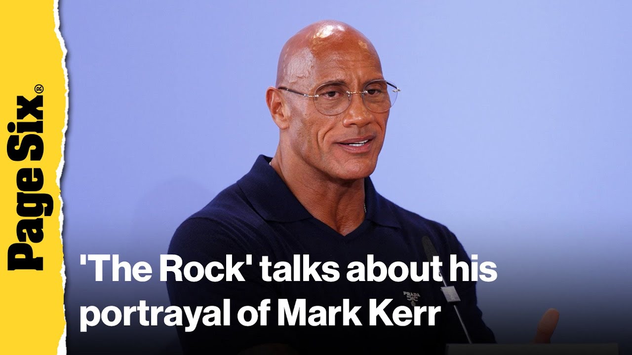 Dwayne 'The Rock' Johnson talks about his portrayal of Mark Kerr in 'The Smashing Machine'