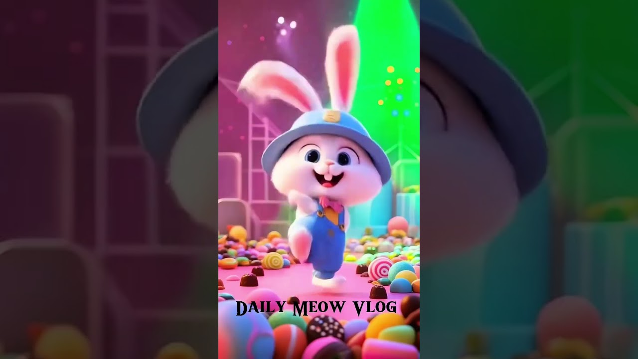Sweet cutie 🥰 baby rabite girls duckling dance #song Apa cha pacy #funny#cute#trending