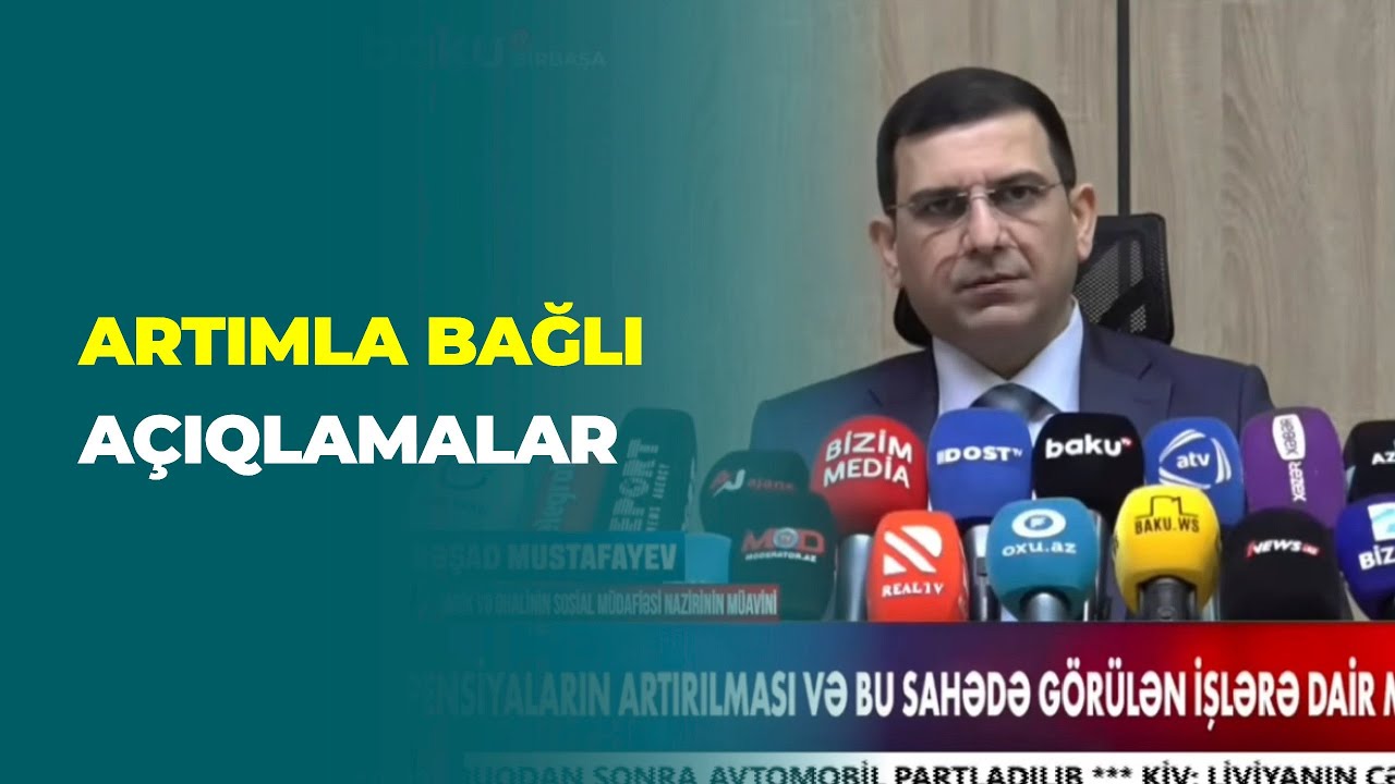 Əmək və Əhalinin Sosial Müdafiə Nazirliyində brifinq — pensiyaların indekslışdirilməsi