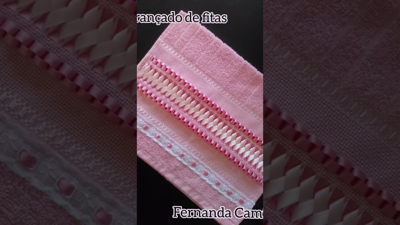 Artesanato com fitas , temos todos os passo a passo aqui no canal #shorts #artesanato #bordado #arte