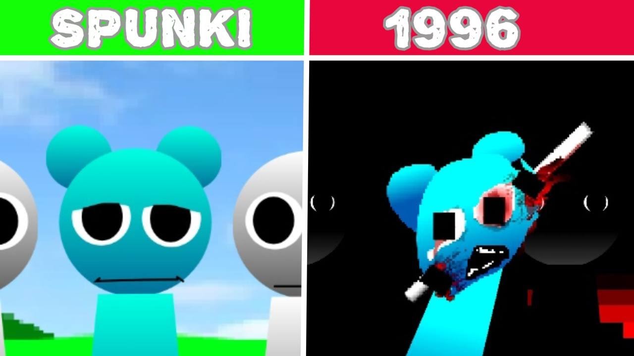 Sprunki 1996 Normal VS Horror Showcase