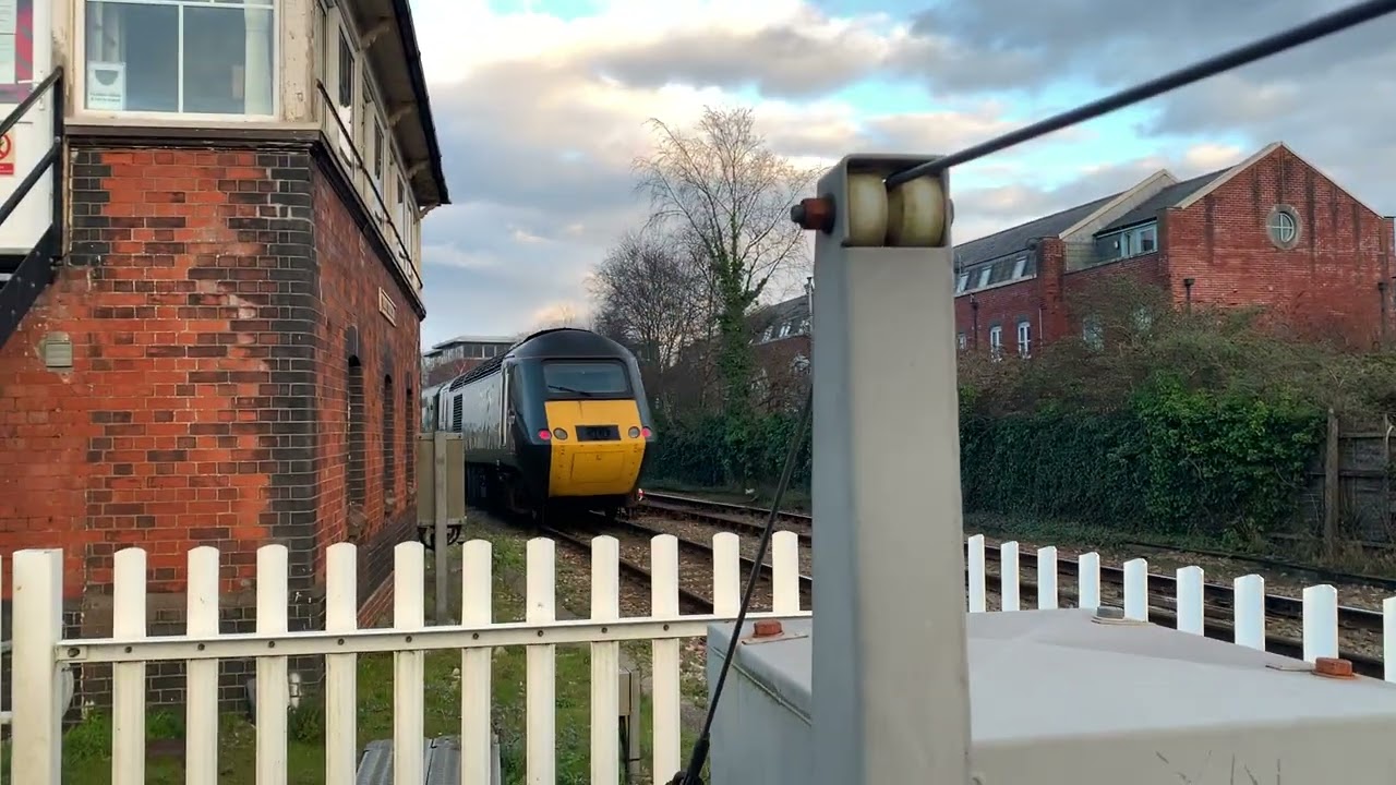 Truro Station Level Crossing in Cornwall 15/01/2022
