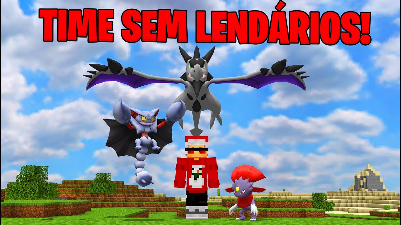 USANDO UM TIME SEM LEND&Aacute;RIOS NA RANKED DO PIXELMON BRASIL!
