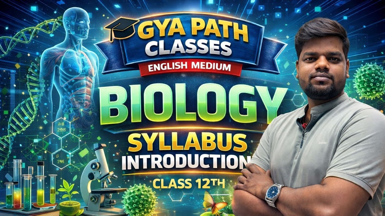 Biology class 12 English medium syllabus introduction 