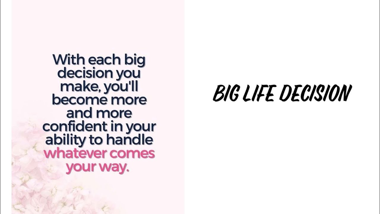 Huge life decision! /Cancer sukcst