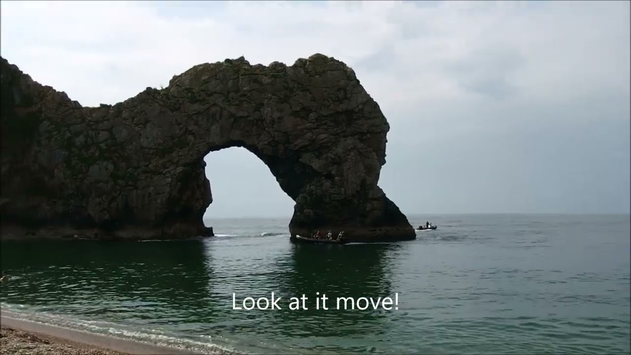 UAP or UFO over Durdle Door, UK
