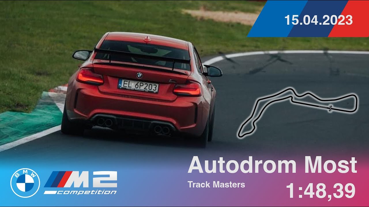 Onboard BMW M2 Competition F87 - Autodrom Most 15.04.2023 1:48,395 - Track Masters