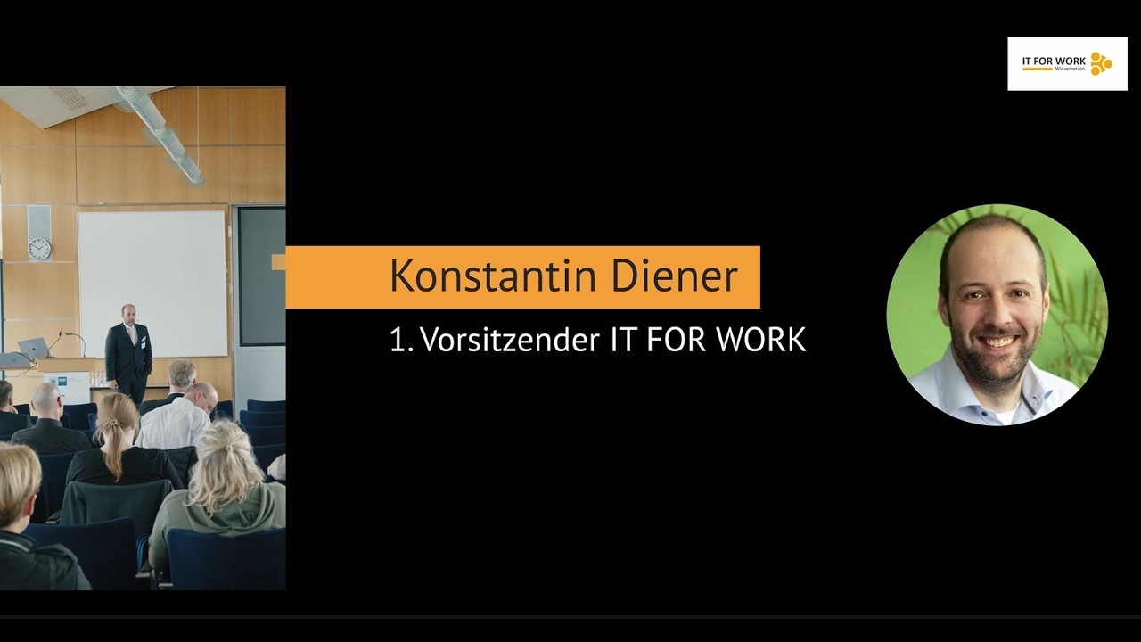 1. Tag der Prozessdigitalisierung am 21.10.25, Keynote Konstantin Diener (1. Vorstandsvorsitzender)