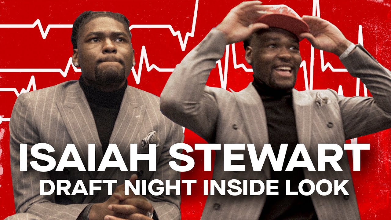 #16 NBA Pick Isaiah Stewart Reacts to Being Drafted by Detroit Pistons  | FROM THE HEART