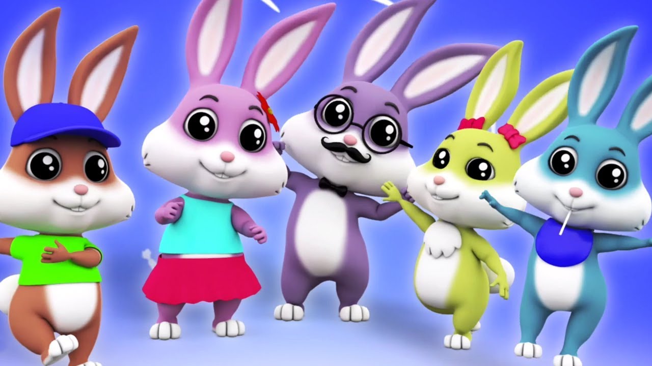 conejo dedo familia | canciones infantiles | dedo canción | Rabbit Finger Family