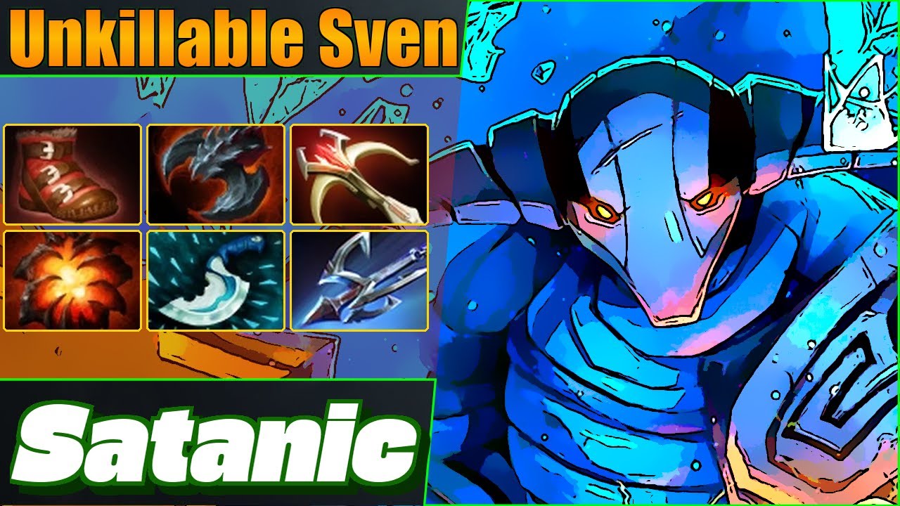 Satanic - Sven Carry - Dota 2 - Full Pro Gameplay - Improve Your Gameplay!