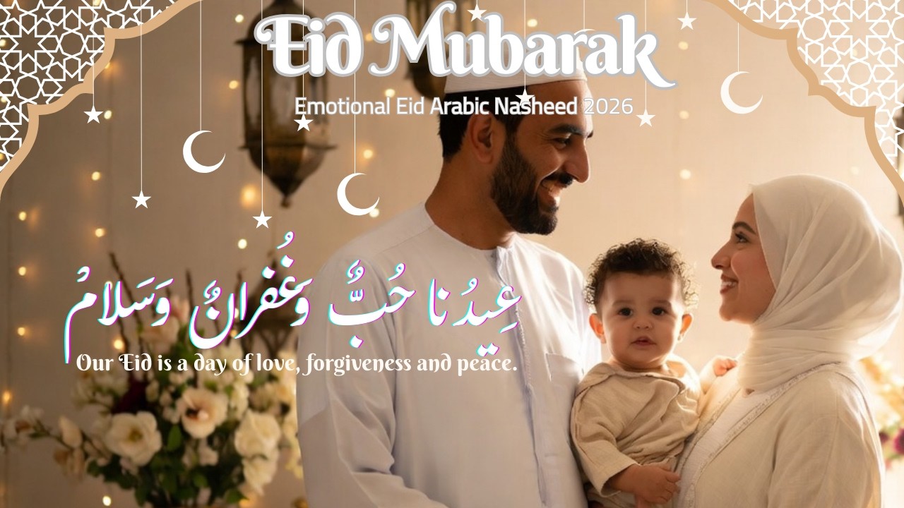 عِيدُنا حُبٌّ وَغُفرانٌ وَسَلامْ  🌙 Emotional Eid Arabic Nasheed About Marriage, Love & Forgivenes |