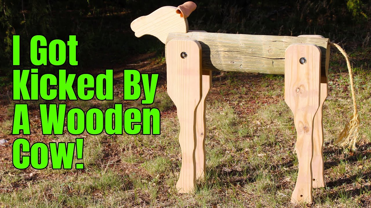 Making a Wooden Cow Dummy | He Kicked Me!