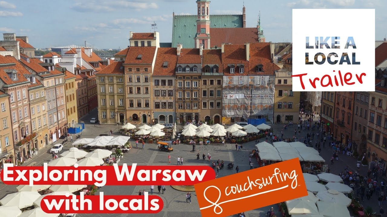 POLAND Warsaw with Locals from Coachsurfing in less than 1min - TRAILER