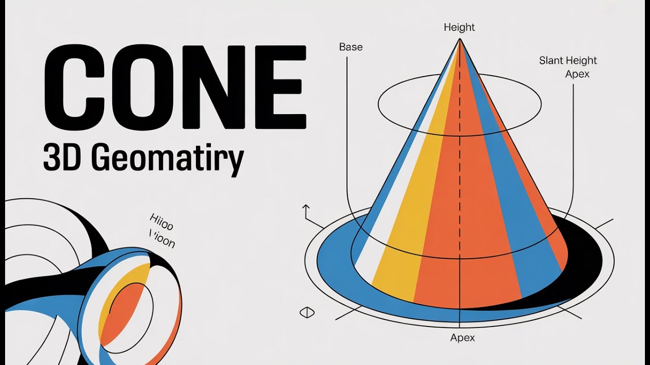 🔺 CONE | How to Find the Volume and Lateral Surface Area ???🔺