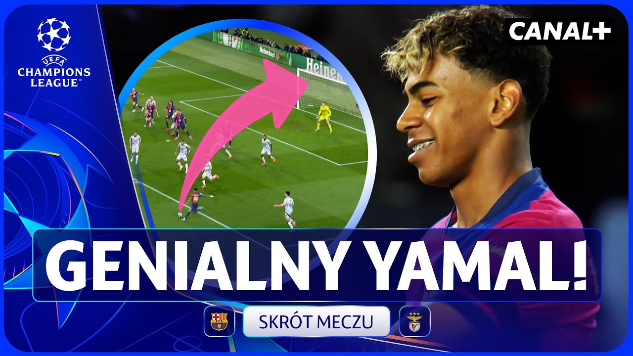 KONCERT YAMALA I RAPHINHI! BARCA W ĆWIERĆFINALE! BARCELONA - BENFICA, SKRÓT MECZU