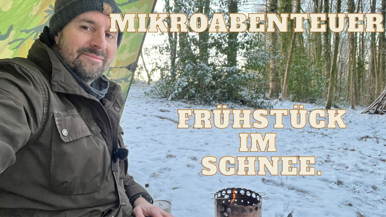Mikroabenteuer - Frühstück im Schnee.❄️❄️❄️