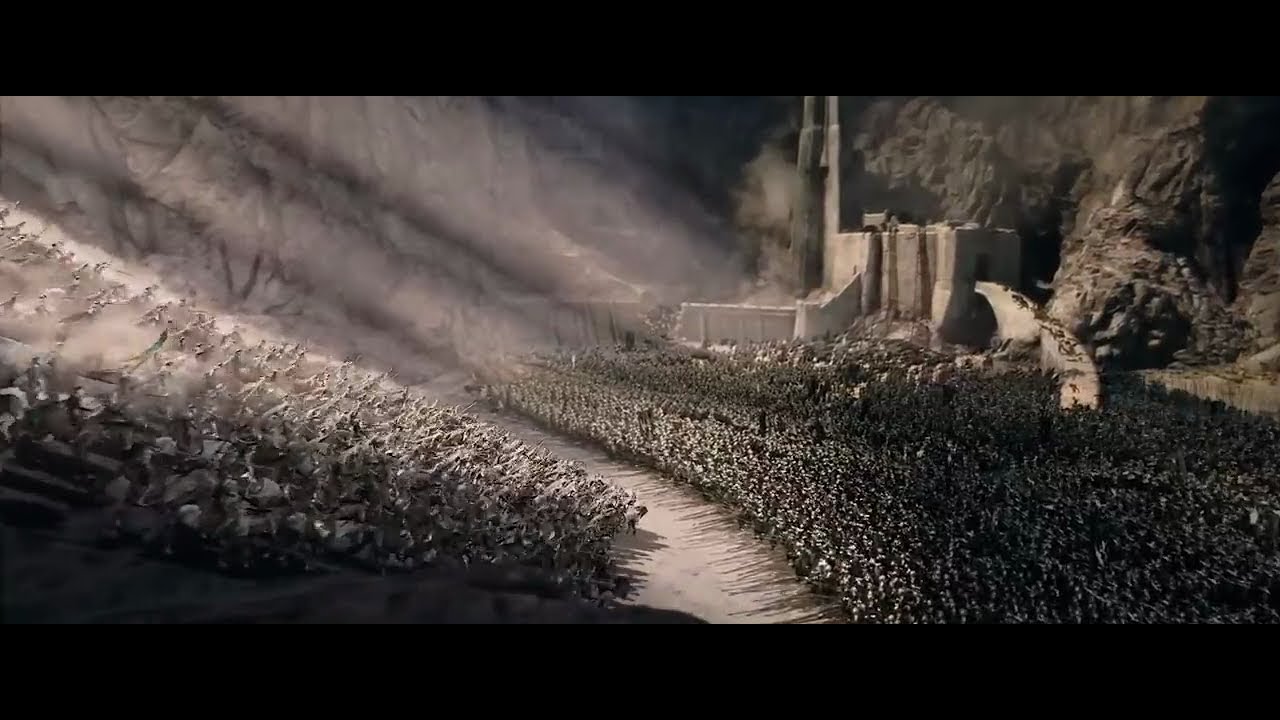 LOTR-Rohirrim-Helm's Deep-Sonne Slowed