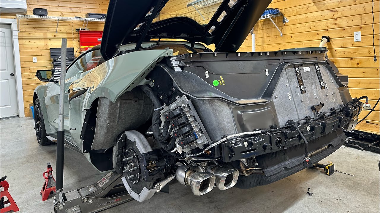 C8 Corvette Rear Bumper Removal How to - E-Ray, Z06, and Stingray