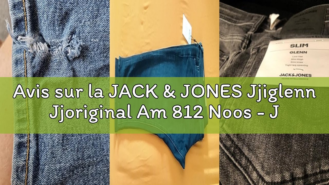 Avis sur la JACK & JONES Jjiglenn Jjoriginal Am 812 Noos - Jeans - Slim - Homme