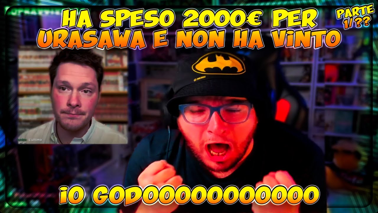 HA SPESO 2000€ per URASAWA e NON HA VINTO! IO GODO Reaction 88zeldafun Pt1/??