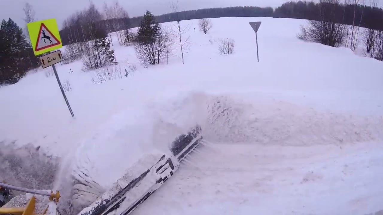 #зима #киров #вятка #дорога #liugong  #работа #вал #снежный