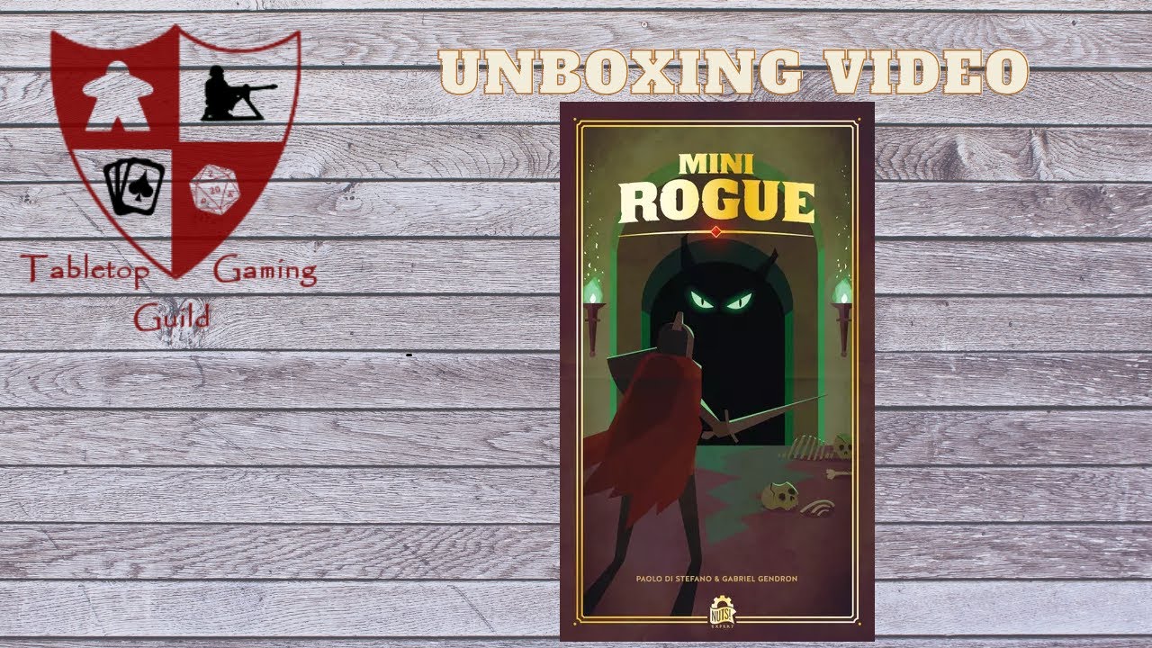 Mini Rogue Board Game Unboxing