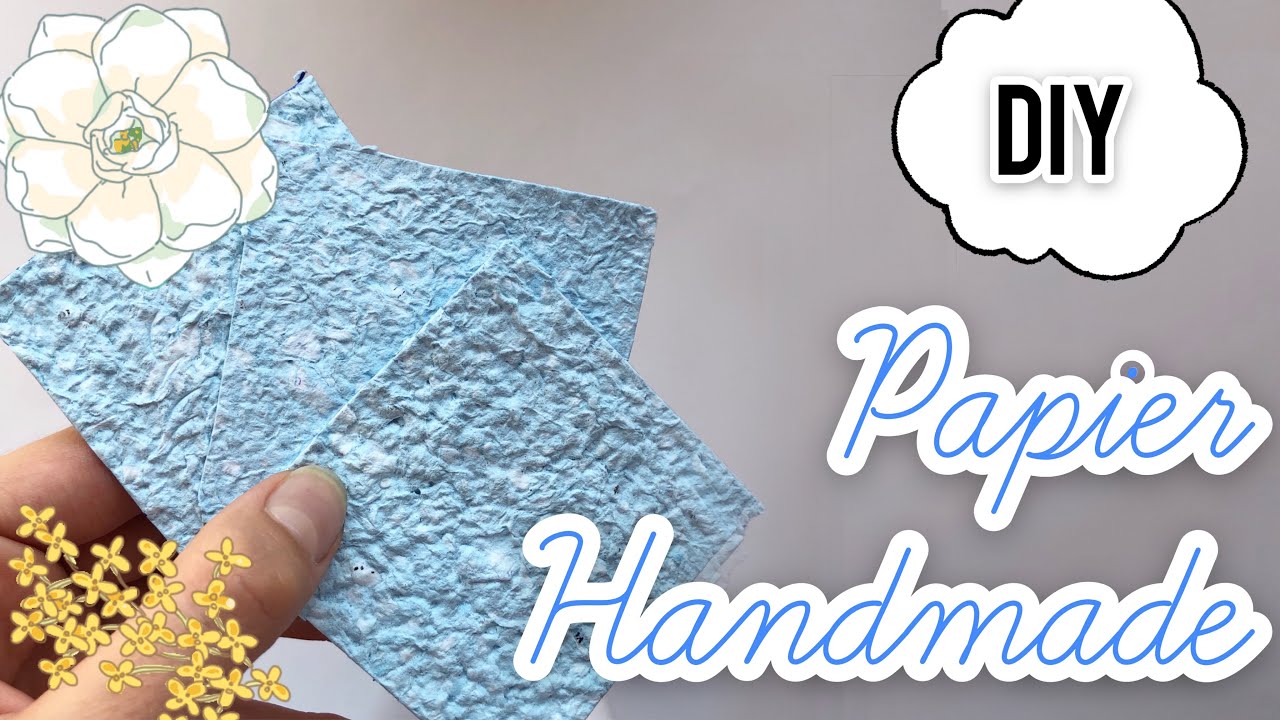 Diy papier z recyklingu | Jak zrobić papier samemu