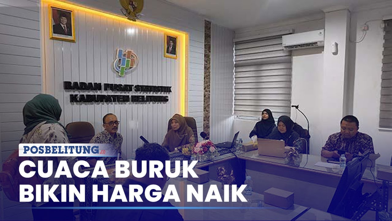 Cuaca Buruk, Harga Ikan dan Sayur Naik, Inflasi Belitung 1,41%