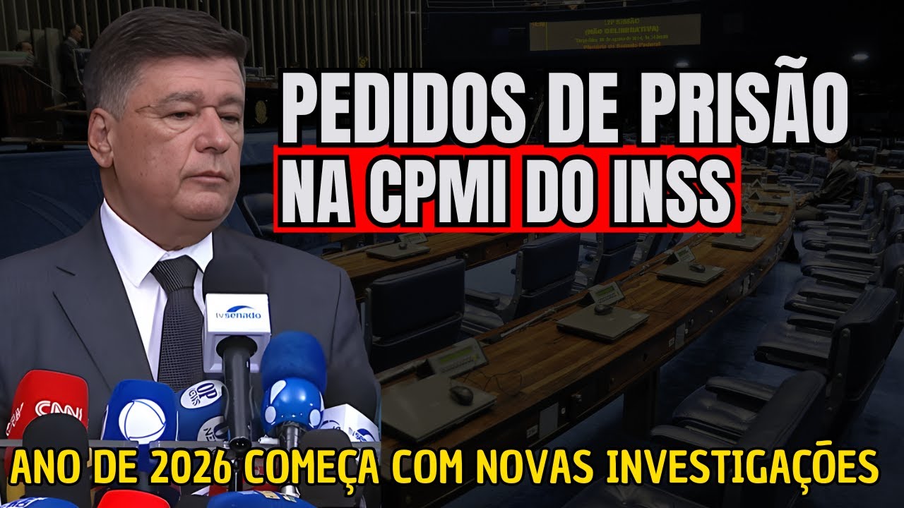 PEDIDOS DE PRISÃO E NOVAS INVESTIGAÇÕES DA CPMI do INSS | ao vivo