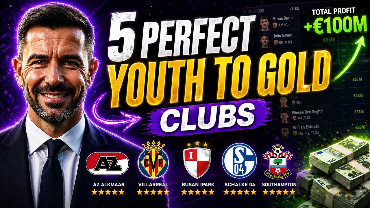 5 PERFECT Clubs For The Youth to Gold Challenge!