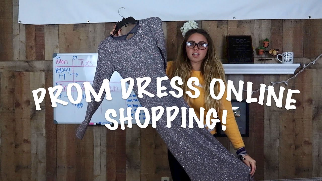 ORDERING MY PROM DRESS ONLINE?!