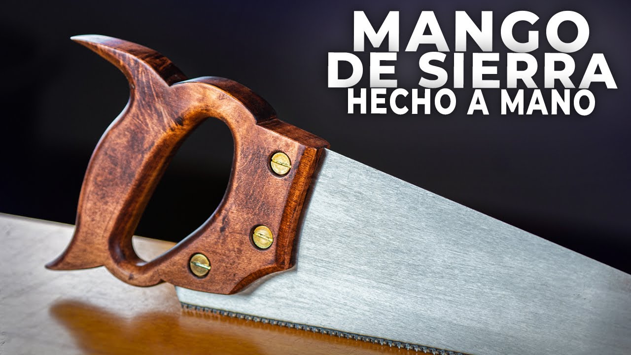 MANGO DE SIERRA HECHO A MANO - EMPUÑADURA DE SIERRA - CÓMO HACER EL MANGO DE UN SERRUCHO
