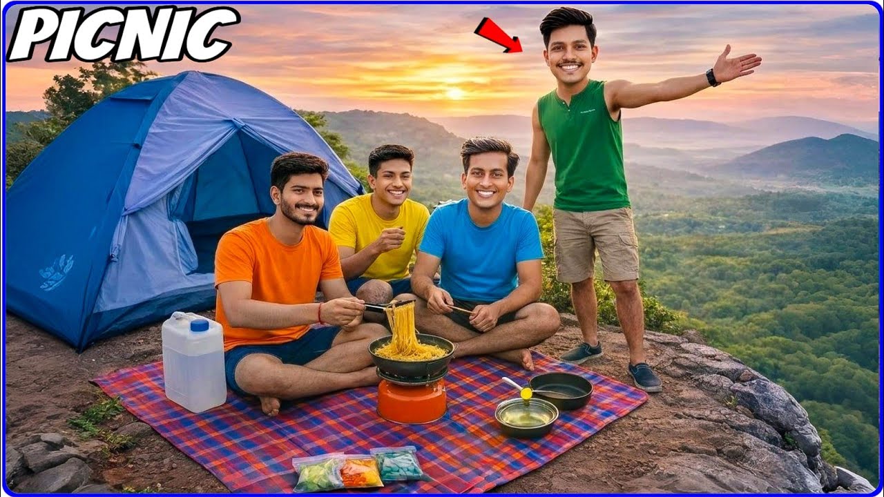 दोस्तों के साथ पहली बार PICNIC || VILLAGE VLOG 