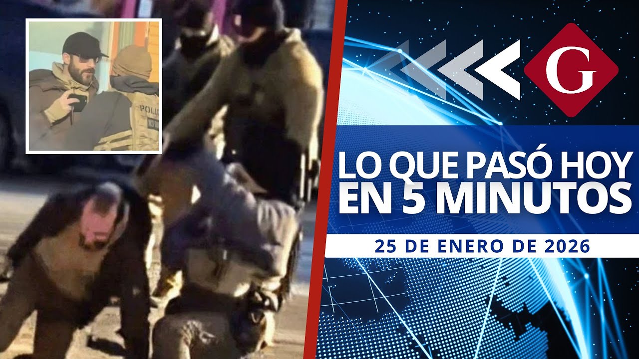 🔵 Noticias 25 de enero: ICE ABATE A UN HOMBRE DURANTE UNA  REDADA EN MINNEAPOLIS | Noticiero