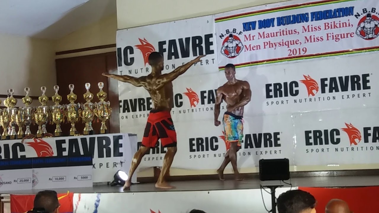 MEN PHYSIQUE - MR MAURITIUS 2019