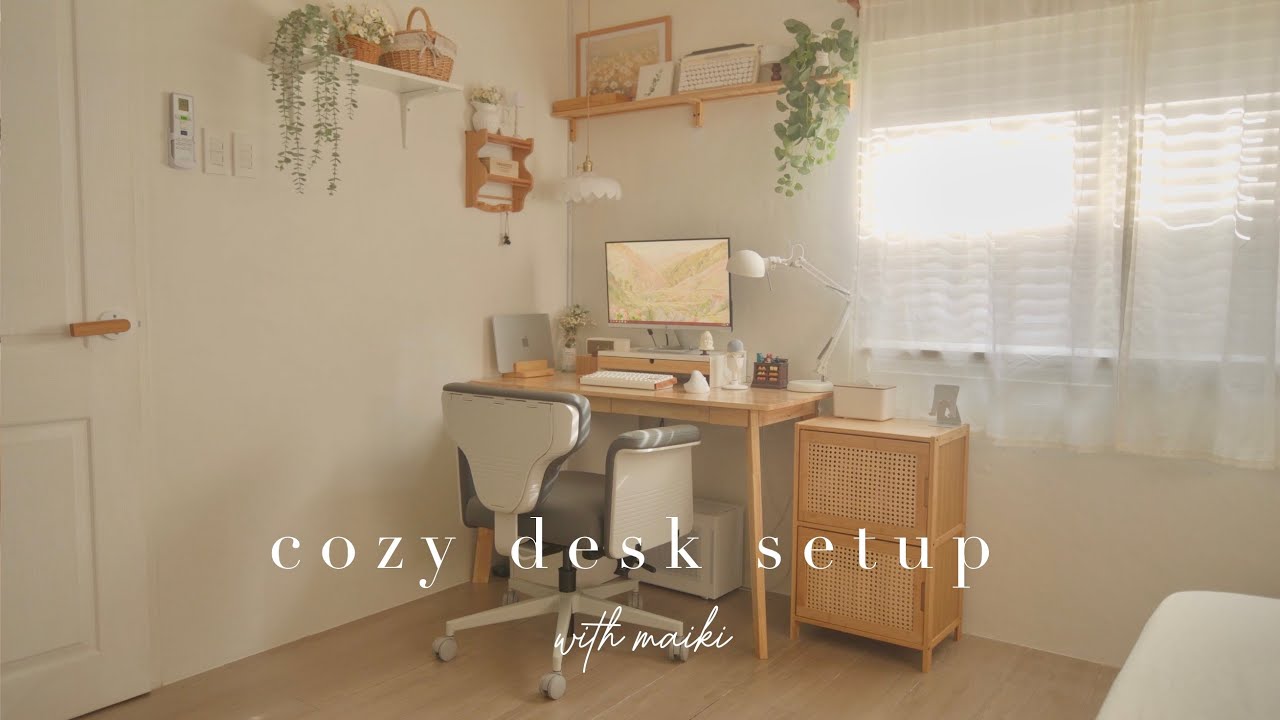 Cozy Desk Setup with Freedom-X Chair 🍃🪑