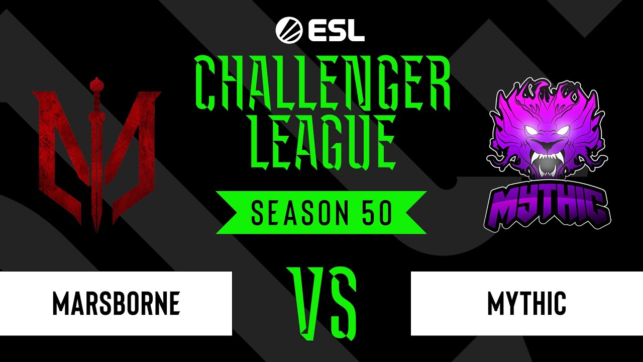 LIVE: Marsborne vs Mythic - ESL Challenger League - Season 50 NA